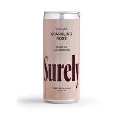 Surely Non-Alcoholic Wine Sparkling Rose - 4pk/8.5 fl oz Cans