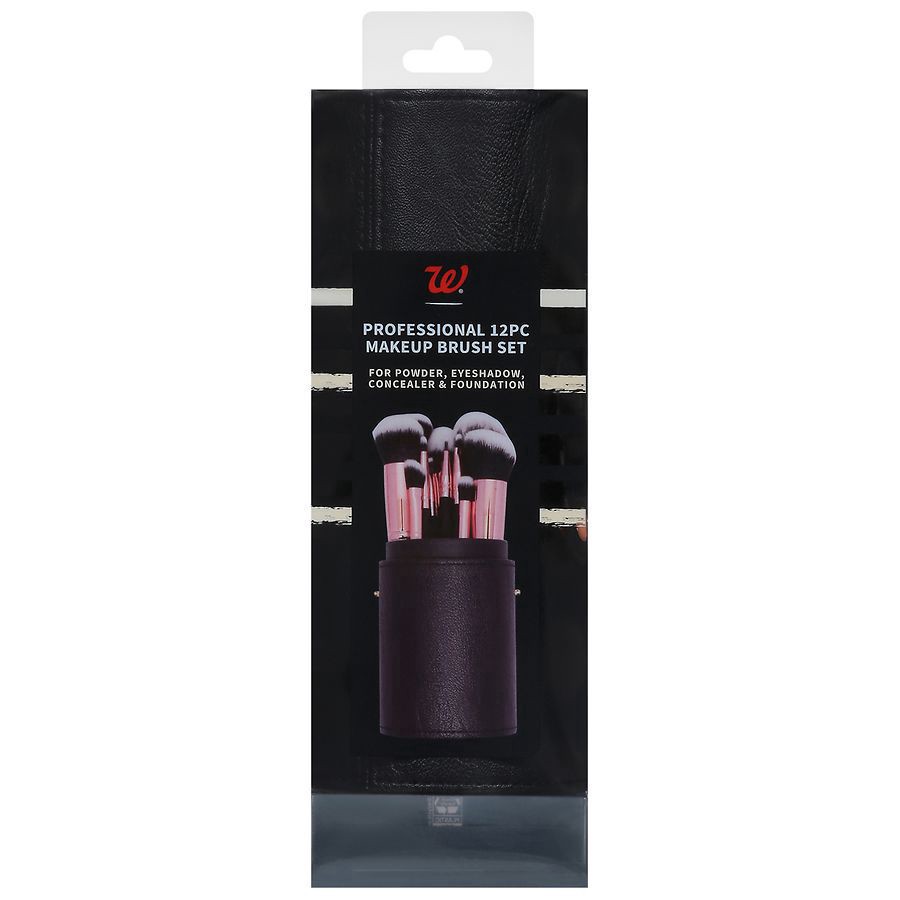 slide 1 of 5, Walgreens Beauty Professional Makeup Brush Set, 12 ct