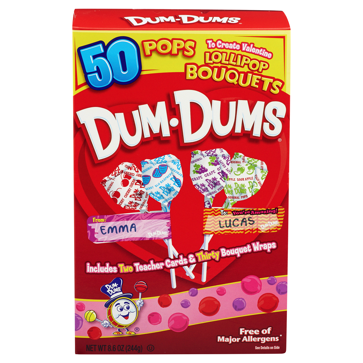 slide 2 of 8, Dum Dums Val Exchange Kit - 8.6 OZ, 8.6 oz