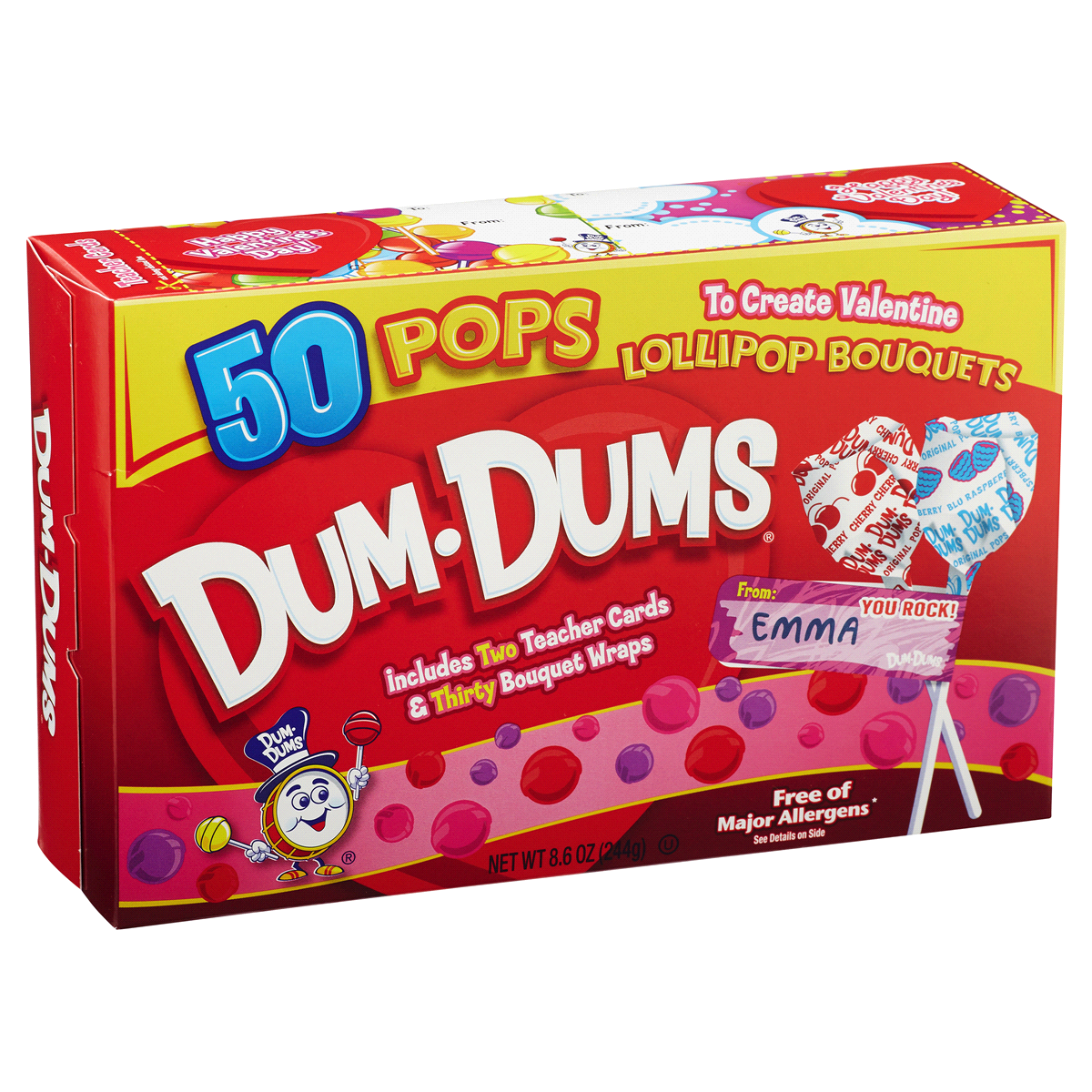 slide 3 of 8, Dum Dums Val Exchange Kit - 8.6 OZ, 8.6 oz