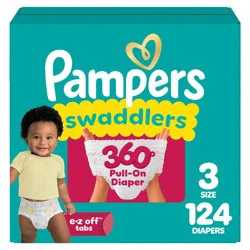 Pampers Swaddler 360 Disposable Baby Diapers - Size 3 - 124ct