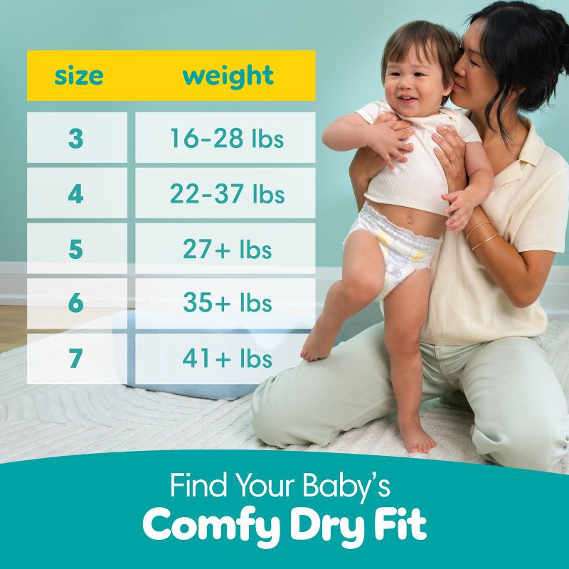 slide 10 of 15, Pampers Swaddler 360 Disposable Baby Diapers - Size 4 - 56ct, 4 x 56 ct