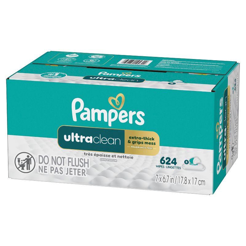 slide 11 of 13, Pampers Ultra Clean Baby Wipes - 624ct, 624 ct