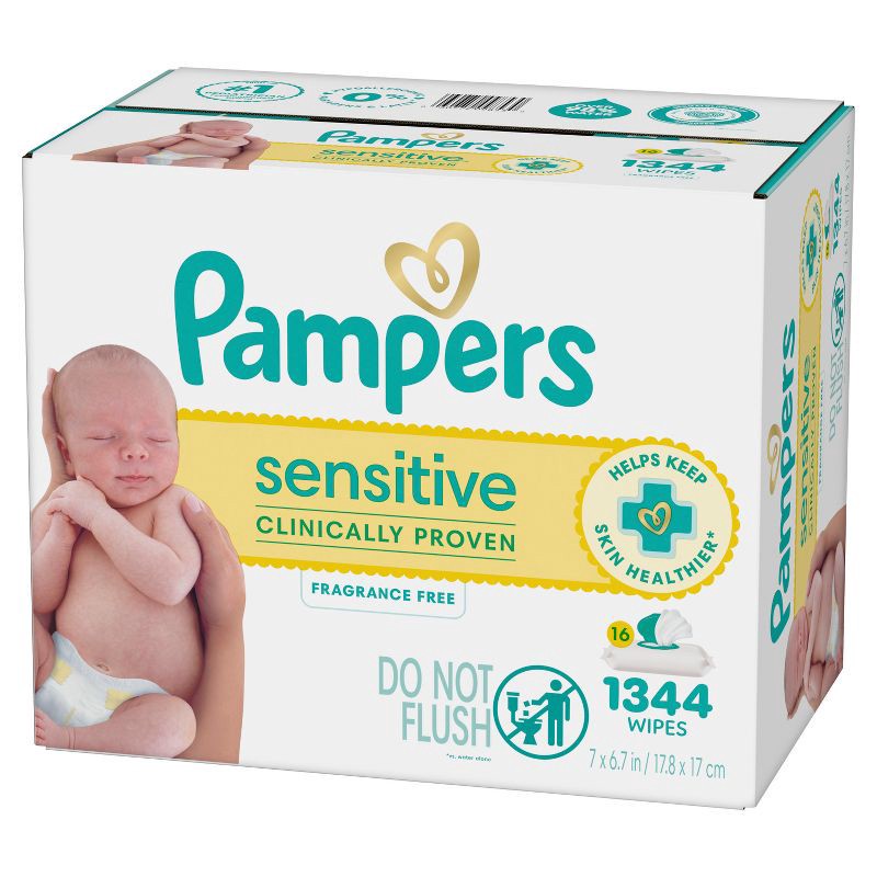 slide 14 of 15, Pampers Baby Wipes - Sens - 1344ct, 1344 ct