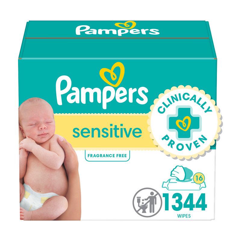 slide 17 of 17, Pampers Baby Wipes - Sens - 1344ct, 1344 ct