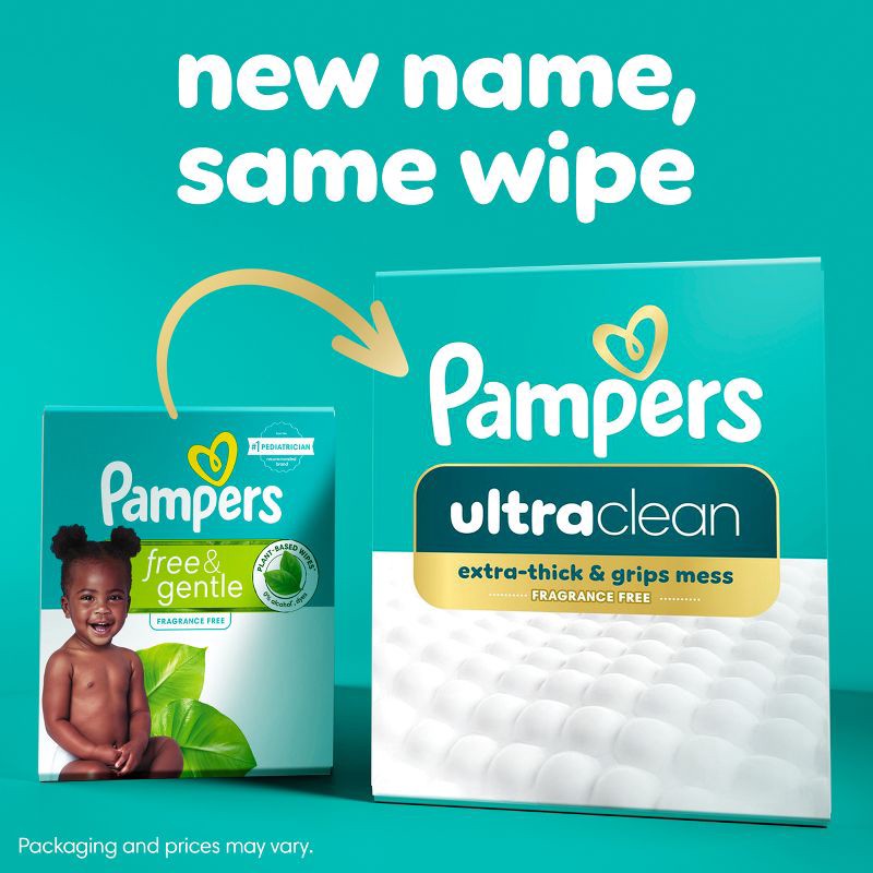 slide 2 of 13, Pampers Ultra Clean Baby Wipes - 156ct, 156 ct