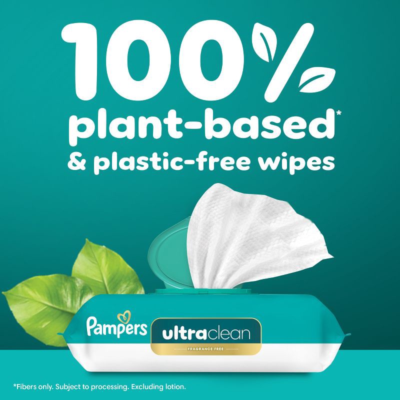 slide 8 of 13, Pampers Ultra Clean Baby Wipes - 156ct, 156 ct