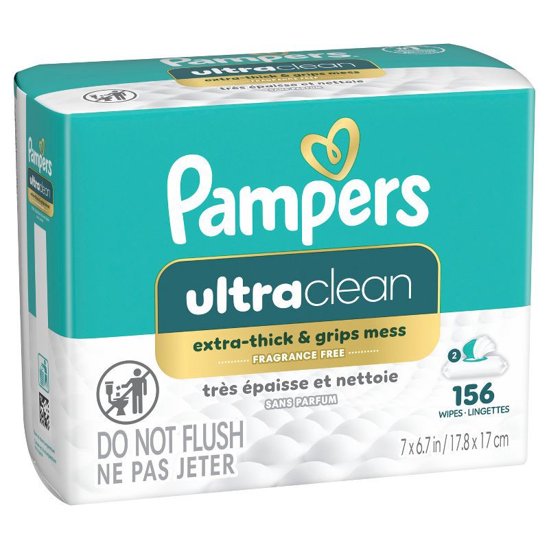 slide 10 of 13, Pampers Ultra Clean Baby Wipes - 156ct, 156 ct