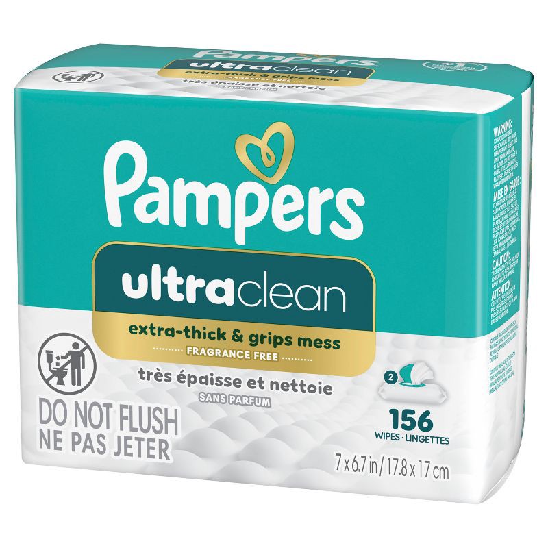 slide 11 of 13, Pampers Ultra Clean Baby Wipes - 156ct, 156 ct