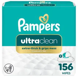 Pampers Ultra Clean Baby Wipes - 156ct
