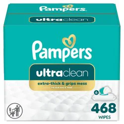 Pampers Ultra Clean Baby Wipes - 468ct