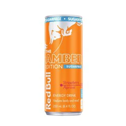 Red Bull Sugar Free Amber Edition Energy Drink - 8.4 fl oz Can
