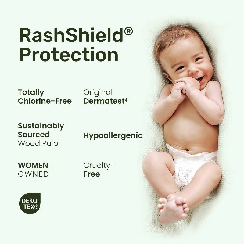 slide 3 of 11, Parasol Chlorine-Free Diapers with RashShield Protection - Size 1 - 88ct, 1 x 88 ct