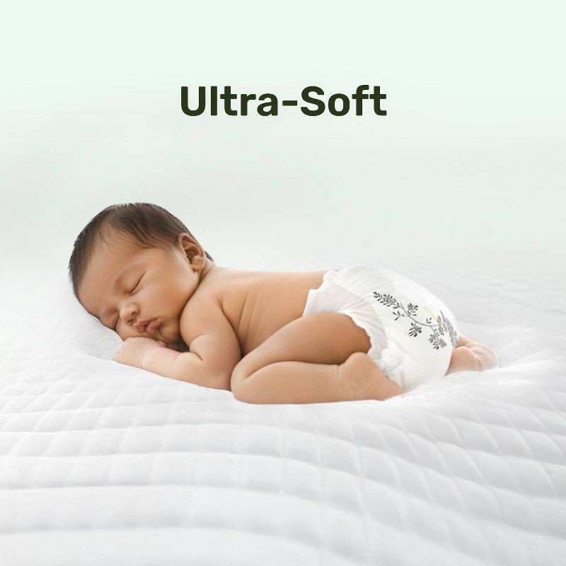 slide 4 of 10, Parasol Chlorine-Free Diapers with RashShield Protection - Size 1 - 88ct, 1 x 88 ct