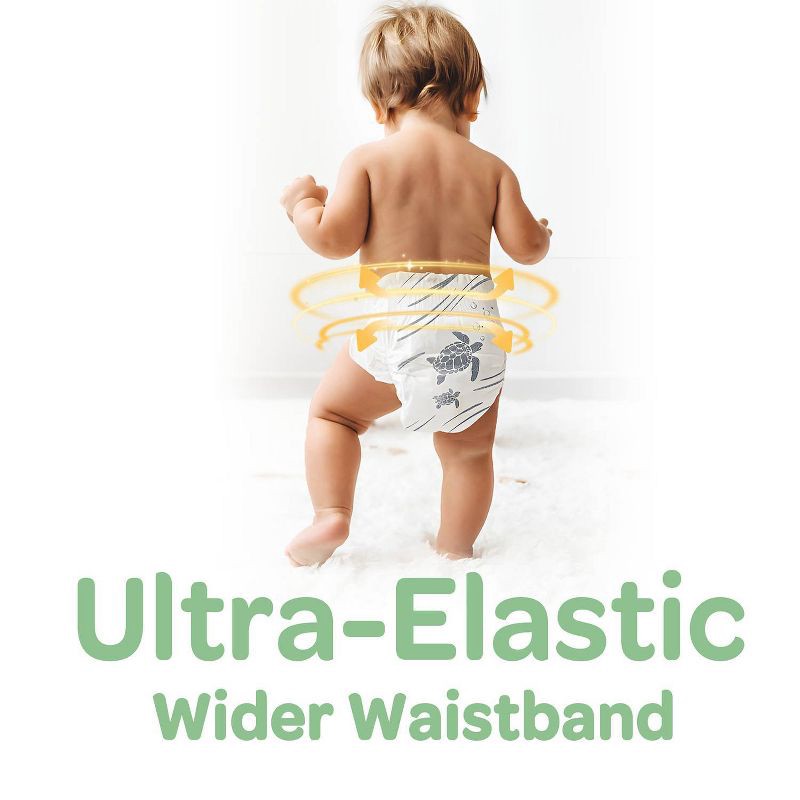 slide 6 of 10, Parasol Chlorine-Free Diapers with RashShield Protection - Size 1 - 88ct, 1 x 88 ct