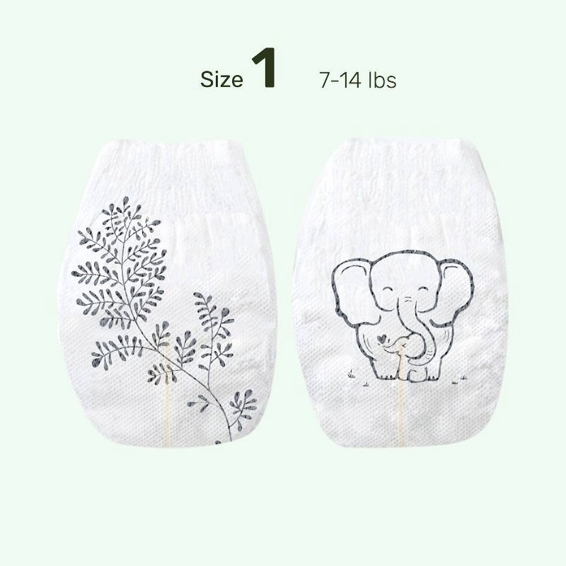 slide 9 of 11, Parasol Chlorine-Free Diapers with RashShield Protection - Size 1 - 88ct, 1 x 88 ct