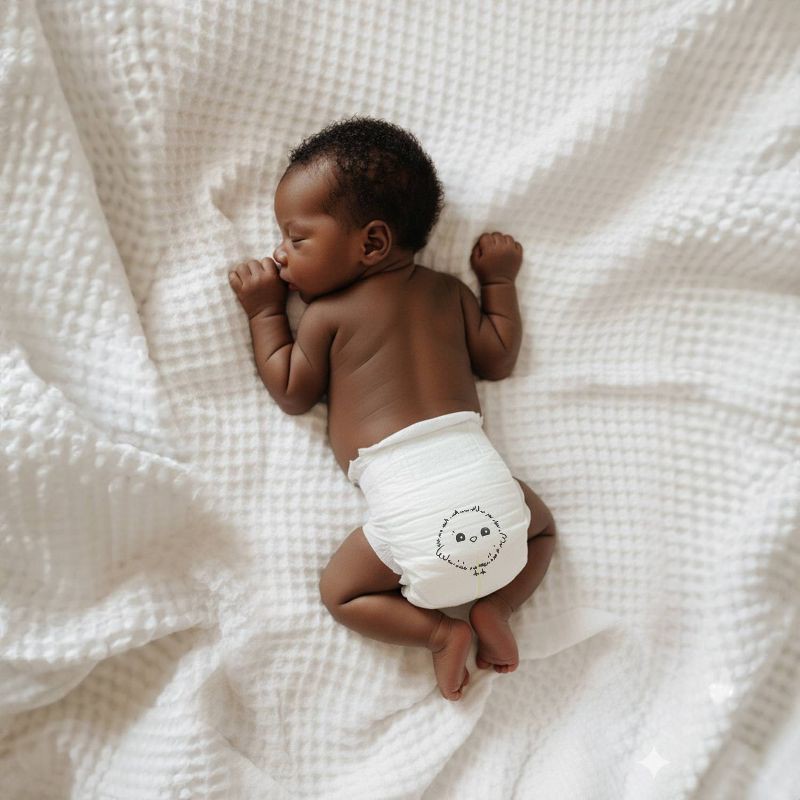 slide 10 of 10, Parasol Chlorine-Free Diapers with RashShield Protection - Size 1 - 88ct, 1 x 88 ct