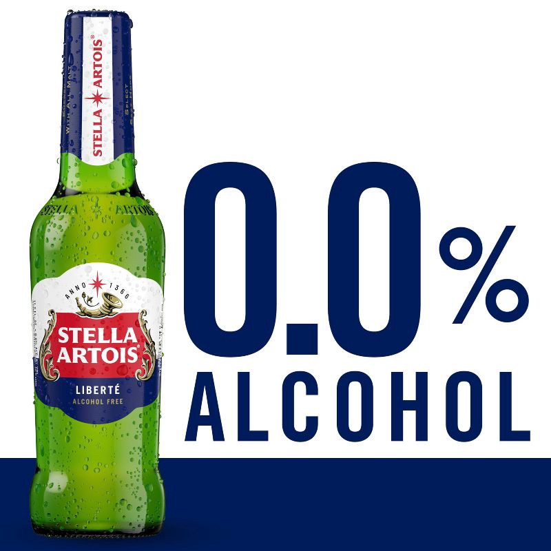 slide 2 of 13, Stella Artois Liberte Non-Alcoholic Lager - 6pk/11.2 fl oz Bottles, 6 ct; 11.2 fl oz