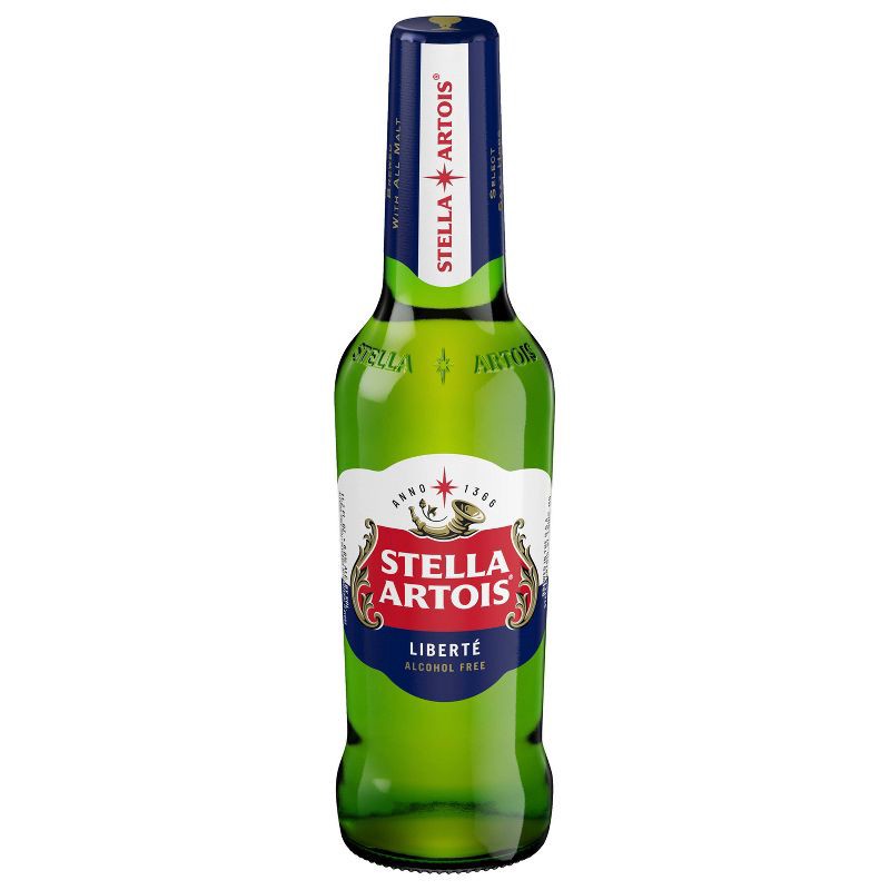 slide 9 of 13, Stella Artois Liberte Non-Alcoholic Lager - 6pk/11.2 fl oz Bottles, 6 ct; 11.2 fl oz