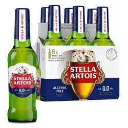 Stella Artois 0.0 Non-alcoholic Premium Beer - 6pk/11.2 fl oz Bottles