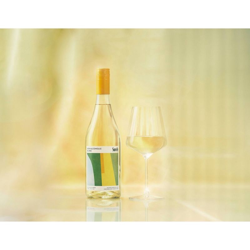 slide 3 of 4, Surely Non-Alcoholic White Wine - 750ml Bottle, 750 ml