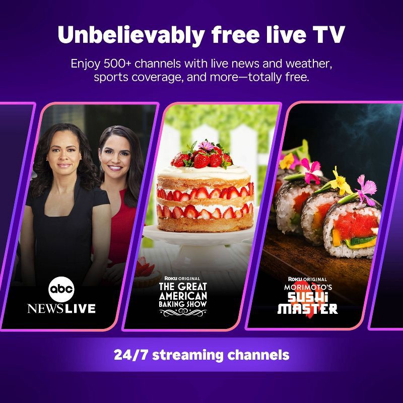 slide 5 of 14, Roku 32" Select Series 720p HD Smart Roku TV with Roku TV Remote, 1 ct