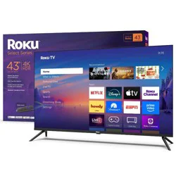 Roku 43" Select Series 4K HDR Smart Roku TV with Roku TV Remote