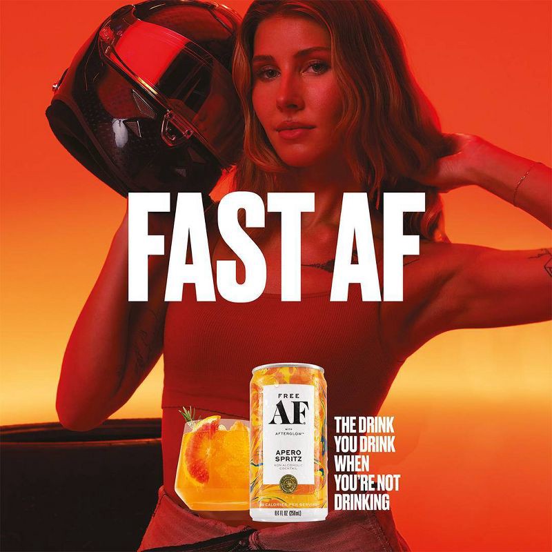 slide 3 of 7, Free AF Non-Alcoholic Apero Spritz - 4pk/8.4 fl oz Cans, 4 ct; 8.4 fl oz