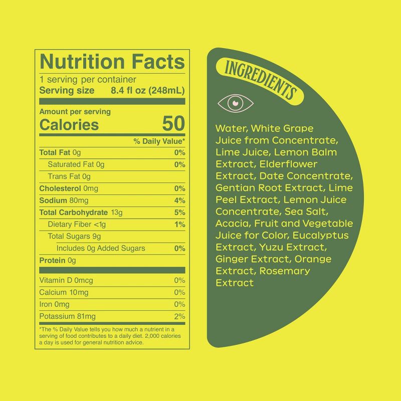 slide 6 of 7, Ghia Non-Alcoholic Le Spritz Lime & Salt - 4pk/8.4 fl oz Cans, 4 ct; 8.4 fl oz