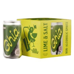 Ghia Non-Alcoholic Le Spritz Lime & Salt - 4pk/8.4 fl oz Cans