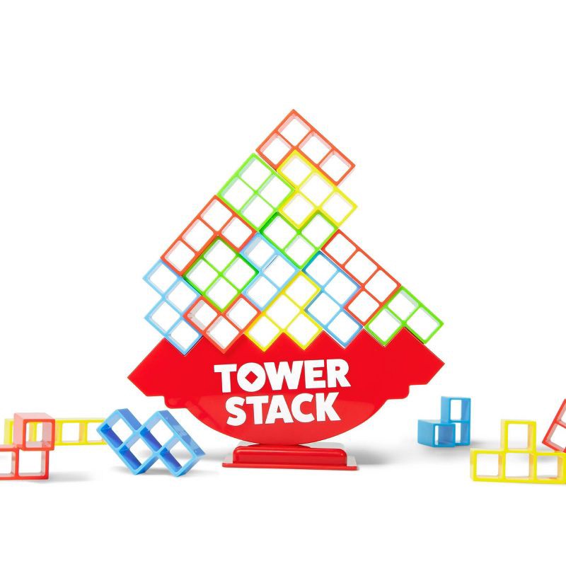 slide 8 of 8, Tower Stack Game by What Do You Meme?: Classic Creative Thinking Play for 2+ Players, 1 ct