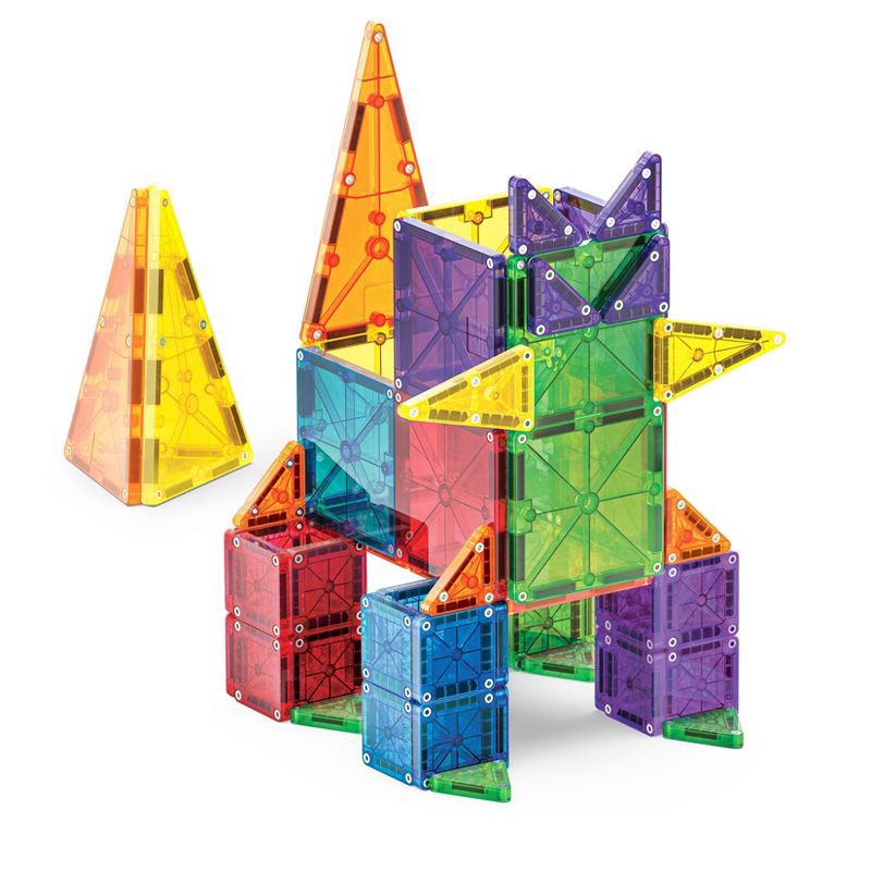slide 6 of 7, MAGNA-TILES Combo microMAGS 62pc: Educational Magnetic Building Set for Creative Thinking & Fine Motor Skills, 62 ct