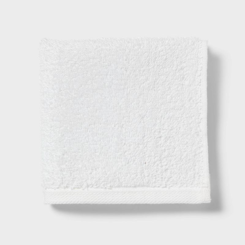 slide 3 of 4, 18pk Everyday Washcloths White - Room Essentials™, 18 ct