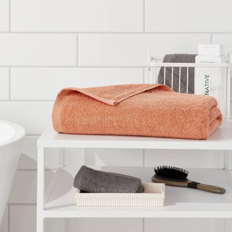 slide 2 of 4, Everyday Bath Sheet Copper - Room Essentials™, 1 ct