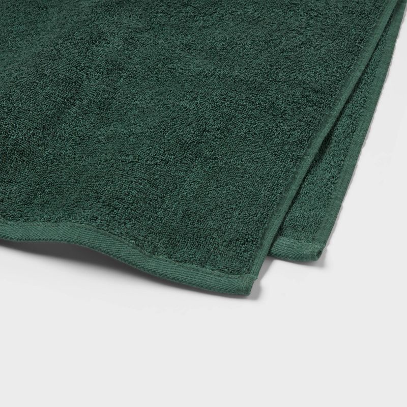 slide 3 of 4, Everyday Bath Towel Dark Green - Room Essentials™, 1 ct