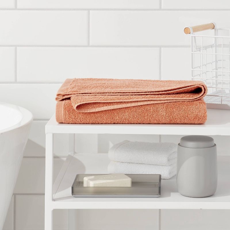 slide 2 of 4, Everyday Bath Towel Copper - Room Essentials™, 1 ct