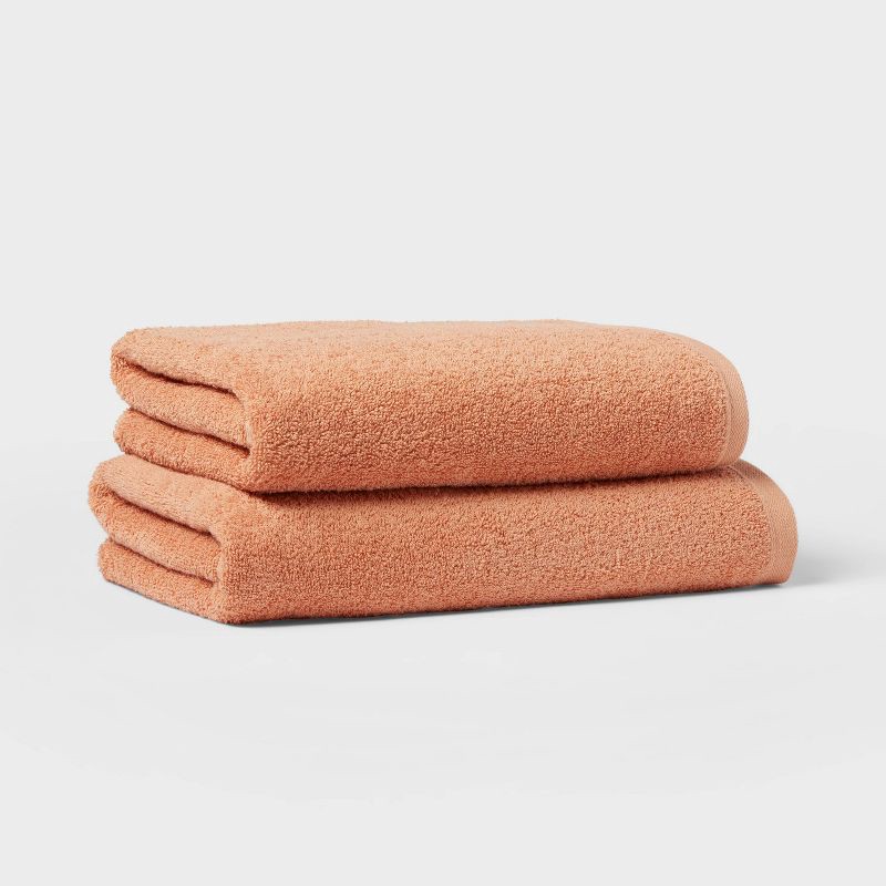slide 4 of 4, Everyday Bath Towel Copper - Room Essentials™, 1 ct