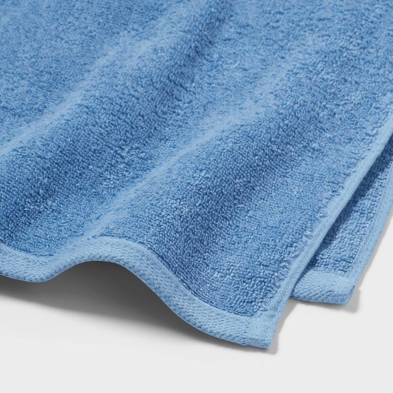 slide 3 of 4, Everyday Hand Towel Quilt Blue - Room Essentials™, 1 ct