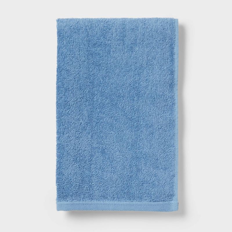 slide 1 of 4, Everyday Hand Towel Quilt Blue - Room Essentials™, 1 ct