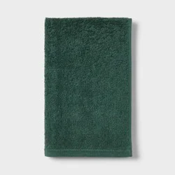 Everyday Hand Towel Dark Green - Room Essentials™