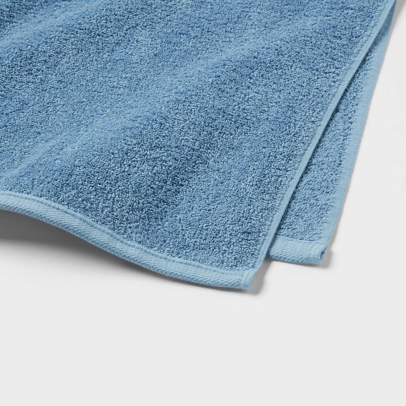 slide 3 of 4, Everyday Bath Towel Quilt Blue - Room Essentials™, 1 ct