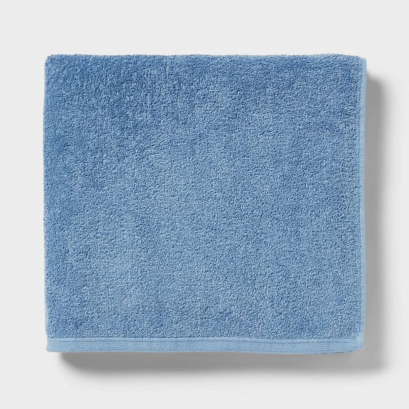 slide 1 of 4, Everyday Bath Towel Quilt Blue - Room Essentials™, 1 ct