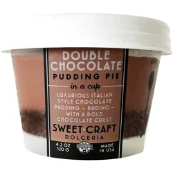 Sweet Craft Dolceria Sweet Craft Double Chocolate Pudding in a Cup - 4.2oz