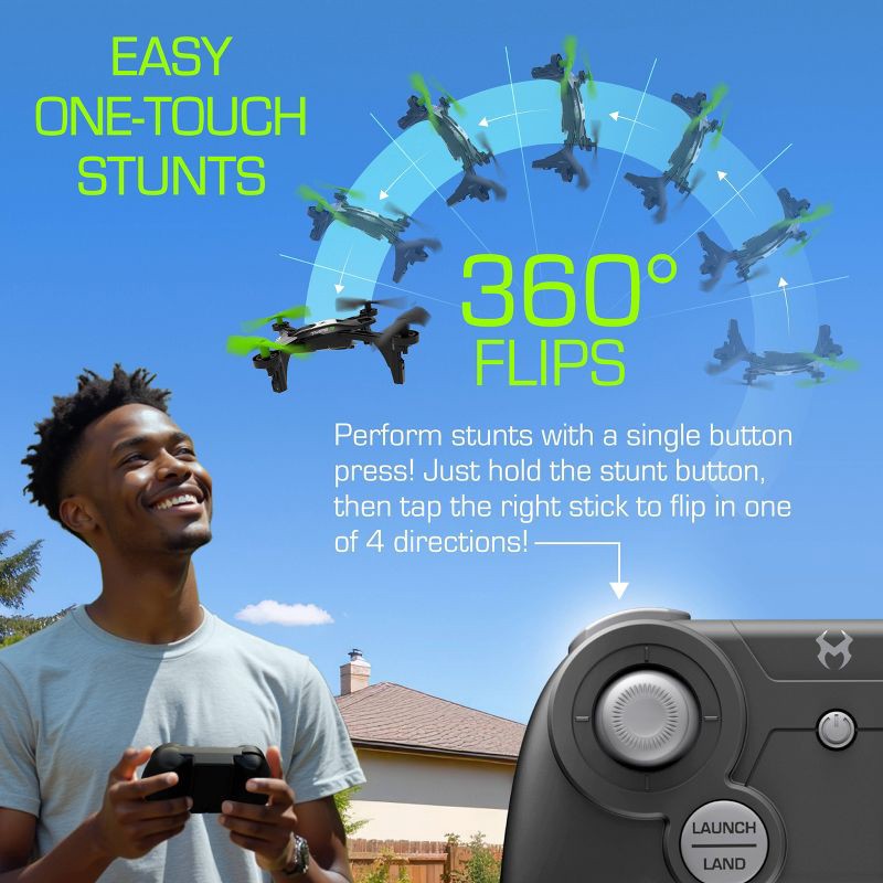 slide 4 of 8, Sky Viper Type-R Performance Racing Drone: Remote Control, Beginner Skill Level, USB-C Connection, Outdoor Use, 1 ct