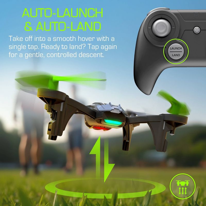 slide 6 of 8, Sky Viper Type-R Performance Racing Drone: Remote Control, Beginner Skill Level, USB-C Connection, Outdoor Use, 1 ct