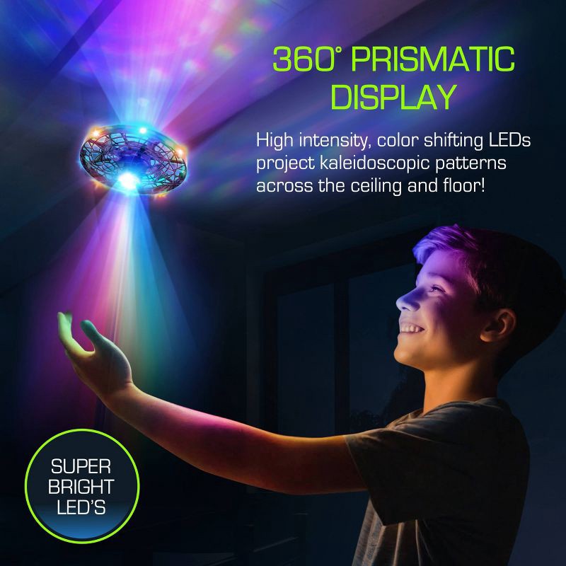 slide 2 of 7, Sky Viper Aura Glowing Gesture Drone, 1 ct