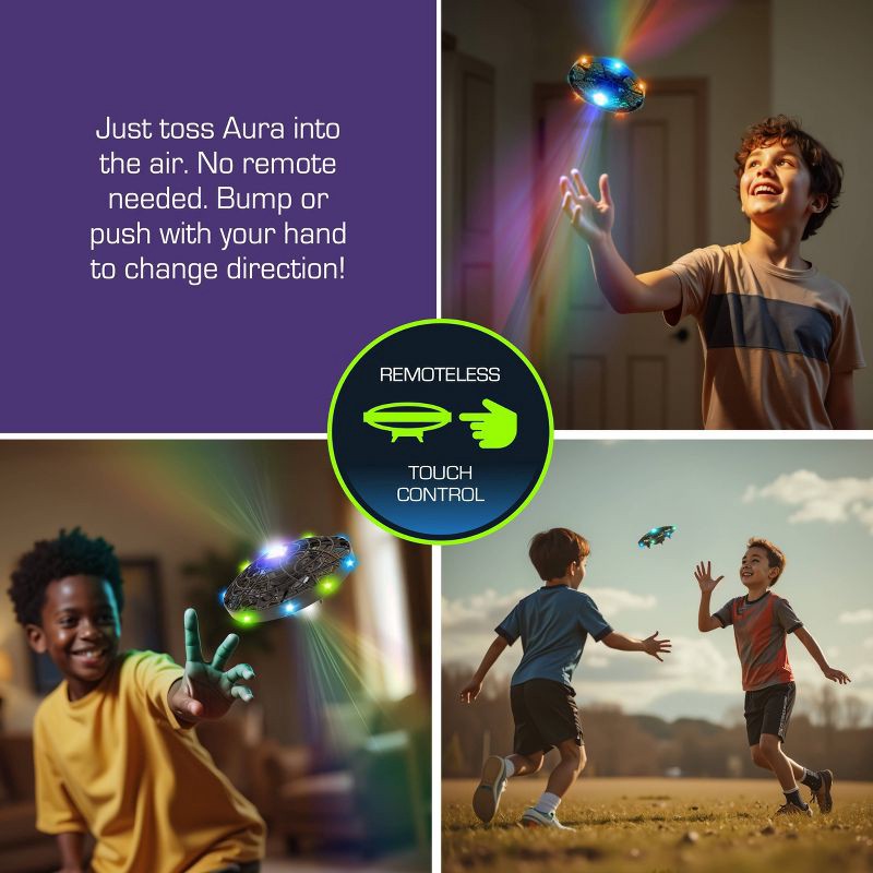 slide 3 of 7, Sky Viper Aura Glowing Gesture Drone, 1 ct