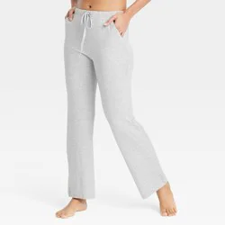 Women's Cloud Knit Modal Pajama Pants - Auden™ Heathered Gray XL: Modal-Spandex, Side Pocket, Pull-On Waistband