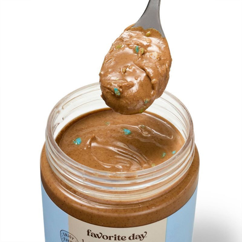 slide 2 of 3, Birthday Cake Almond Butter - 12oz - Favorite Day™, 12 oz