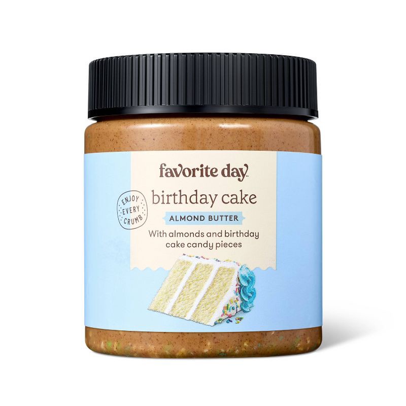 slide 1 of 3, Birthday Cake Almond Butter - 12oz - Favorite Day™, 12 oz